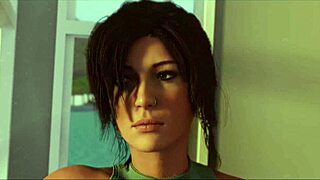 Lara Croft's tomb is opened in this animated porn video