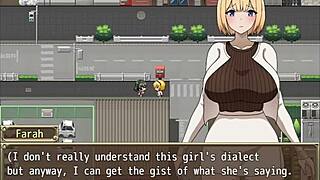 Farah The Otherworld Hero Gets Trapped On The Roof And Sucks Big Asses In Hentai Fetish