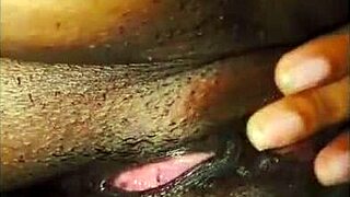 Interracial Touch on Brunette's Tight Body and Breasts