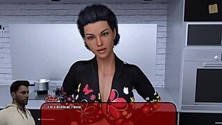 Alexandra engages in intense erotic hentai game action.