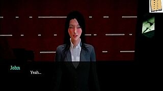 in my new family, the stepmom with big tits rides a monster cock