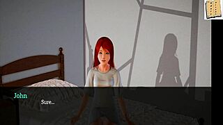 in my new family, the stepmom with big tits rides a monster cock