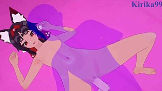 Zhu yuan and nekomiya mana intense hentai sex