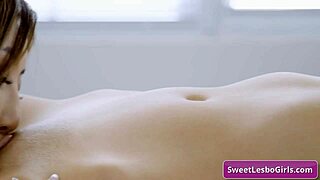 busty asian masseuse nicole doshi licks hime marie's shaved pussy until she cums hard.