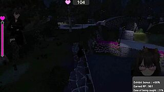 seleka-san flashing nude in park, real tough missions