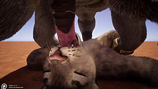 Wild animated porn with furry characters and intense anal sex