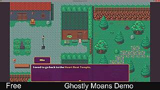 Intense ghostly moans in hentai anime