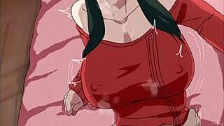 Hentai gallery shows Yor Forger in wild anal action