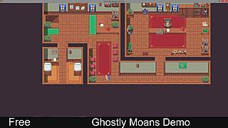 Intense ghostly moans in hentai anime