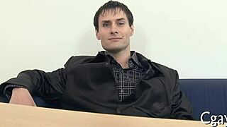 two guys are having casual homosexual sex in this video