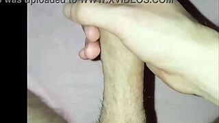 Amateur Young Guy Plays With His Dick Solo At Home!