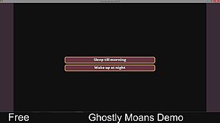 Intense ghostly moans in hentai anime