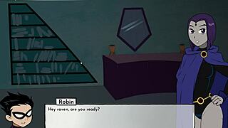 raven goes on a date in the 18titans game