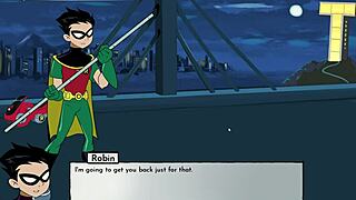 raven goes on a date in the 18titans game