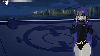 raven goes on a date in the 18titans game