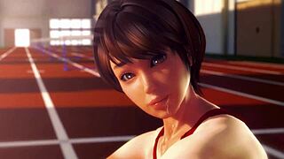 Rena senpai and my baton by amelialtie.