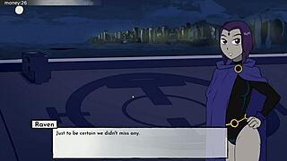 raven goes on a date in the 18titans game