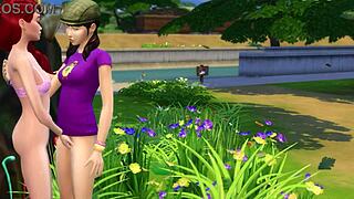 Hey, check these lesbians getting wild at the park today