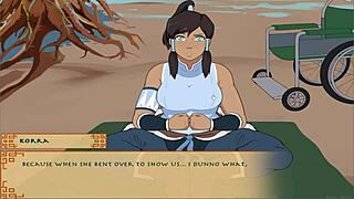 four elements trainer book 4 love part 19 pussy licking scene