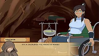 four elements trainer book 4 love part 19 pussy licking scene