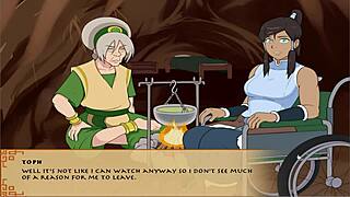 four elements trainer book 4 love part 19 pussy licking scene