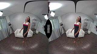 Czechcasting VR girl gets drilled hard in hot casting