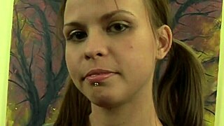 First time lesbian experience with a beautiful German girl