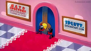 Watch Peach And Daisy Get Sexy And Lesbian In This Subbed Video!