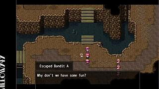 i explore tina the swordswoman in scarlet prison hrpg