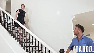 Hey, boffing the babysitter with Seth Gamble, Reyna Belle, and Indica – petite teen with small tits and big ass