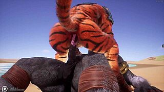 Furry gay porn with hot big ass and anal action
