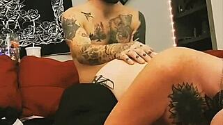 Amateur bent over in doggystyle fucking for cum