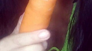 Enjoying the best with my carrots