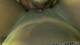 Beautiful black couple enjoys rough sex and anal sex