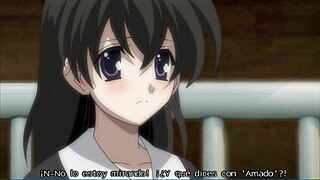 teen girlfriend explores big tits in school days adventure