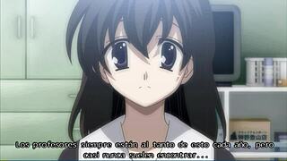 teen girlfriend explores big tits in school days adventure