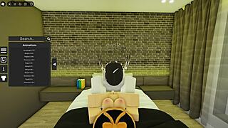 cute robloxian witch gets banged by stranger in group scene, oh no!