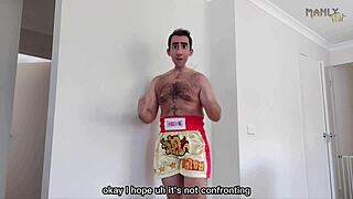 Step gay dad - the kickboxer - remember watching those 80s kickboxing movies and getting so turned on well now your all grown up and have the house to yourself as well as a fat juicy cock to tr