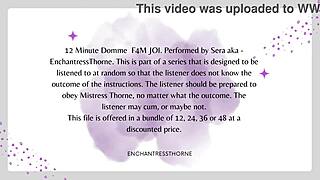 I dominate you with jerk off instructions as your femdom mistress part four