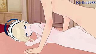 Asuma Toki and Kozeki Ui in intense action - Blue Archive hentai