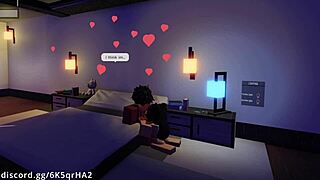demon casually fucks his hot fan in roblox, ending with a creampie