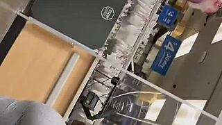 Big boned Mexican woman goes crazy