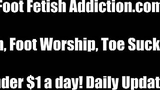 do you like my new toenail polish while I dominate you with feet?