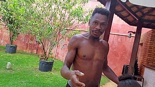 Big Bambu and Rachell Miranda in outdoor Brazilian action