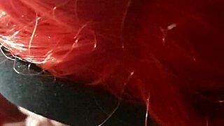 Ariel gives blowjob and takes cum in mouth