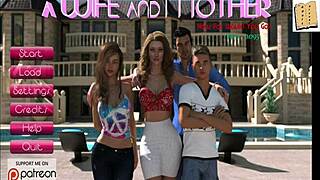 A wife and stepmother in a game with teen