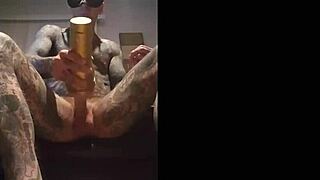 fleshlight jack session gets hot and messy quick