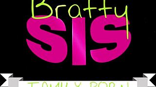 dont you wanna see your stepsisters tits? kimmy kimm seduces stepbro