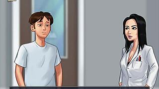 summertime saga teacher with big tits seduces student