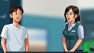 summertime saga teacher with big tits seduces student